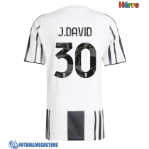 Fotballdrakt Herre Juventus Jonathan David #30 Hjemmedrakt 2025-26 Kortermet